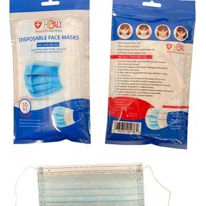 5 bags(50pcs) Disposable Face Masks- 10pcs/per bag